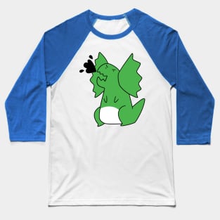 Acid Spitting Dilophosaurus Baseball T-Shirt